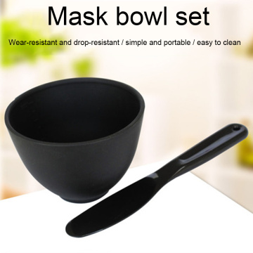 DIY Facial Mask Mixing Bowl Spoon Stick Set Tool Soft Mud Mask Applicator Plastic Spatula Household Accessories Makeup Tools Kit
