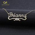Heart With Personalized Name Necklace&Pendant For Women BlingBling Jewelry Iced Out Initial Choker Custom Necklace Christmas Gif