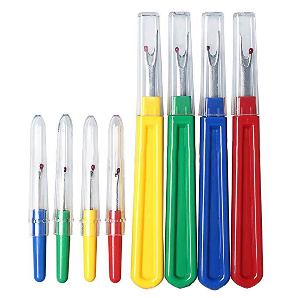 8PCS Pointed Stitches Removed Tool Safe Plastic Handle DIY Craft Thread Cutter Seam Ripper Cross Stitch Sewing Accessories Tools