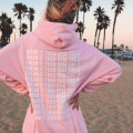 HEYounGIRL Pink Sweat Oversized Hoodies Sweatshirt Women Autumn Winter Letter Print Casual Long Pullovers Ladies Korean Fashion