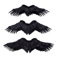 Kids Adult White Feather Angel Wing Women Girl Stage Show Cosplay Costume Props Party Dress Decor Halloween Christmas