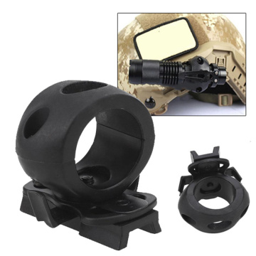 30mm Helmet Lighting Flashlight Support Tactical Helmet Clamp Adaptor Outdoor Sports Cycling Headlight Holder