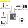 Freeboss ADM-GBR6 48V Phantom Power Repaeat Effect USB Function Bluetooth Karaoke DJ console 99DSP Mixer Audio 6 Channel