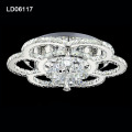 crystal mount chandelier ceiling lamp with led