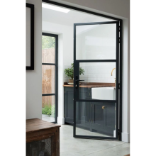 Floor-to-ceiling double glass door casement door