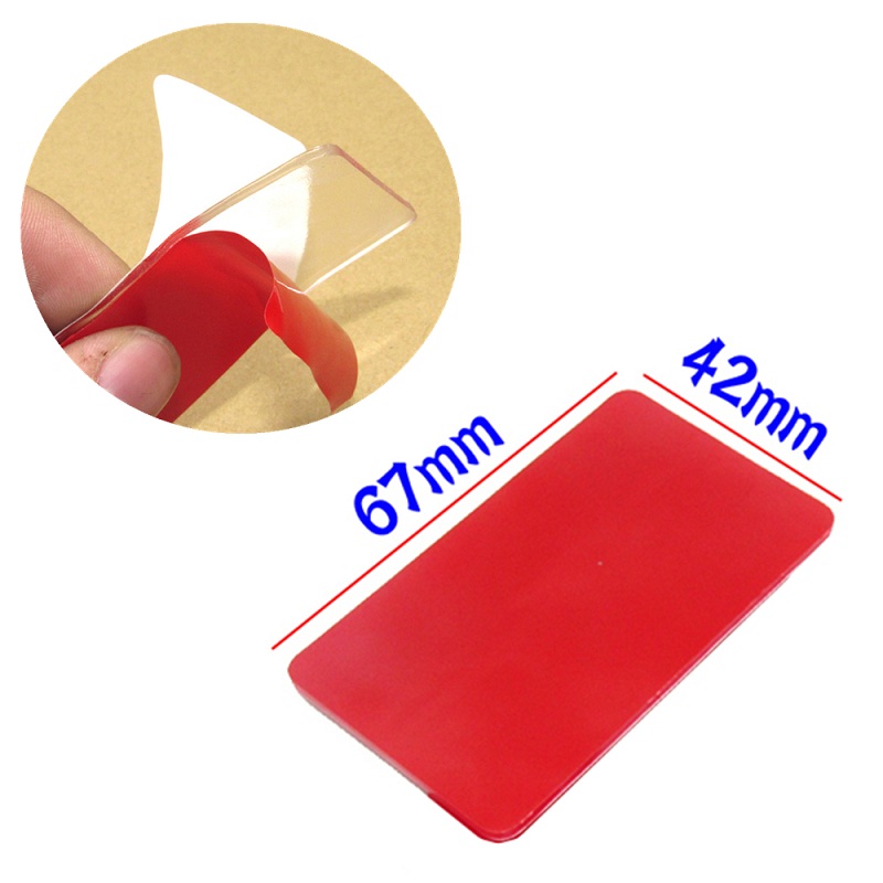 67*42mm Car Front Windshield Rain humidity Sensor Gel Windscreen Glass Glue Stickers Wipers Sensitive Film Pad Rectangle Gel