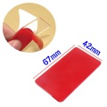 67*42mm Car Front Windshield Rain humidity Sensor Gel Windscreen Glass Glue Stickers Wipers Sensitive Film Pad Rectangle Gel