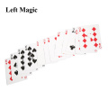Fire Card Set Magic Tricks Fire Find Card Original Bicycle Card Flame Coins Magic Props Illusions Stage Magic Mental Mentalism