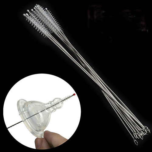 10Pcs Pipe Cleaning Brush Stainless Steel Cleaning Drinking Pipe Brush Straw Cleaner Kitchen Tool Bottle special straw brush