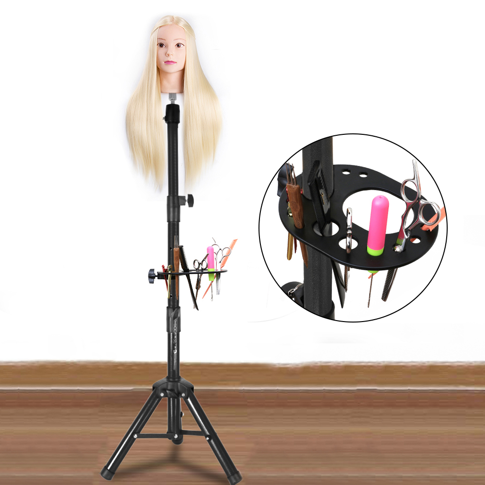 Black Wig Tripod With Tray 10