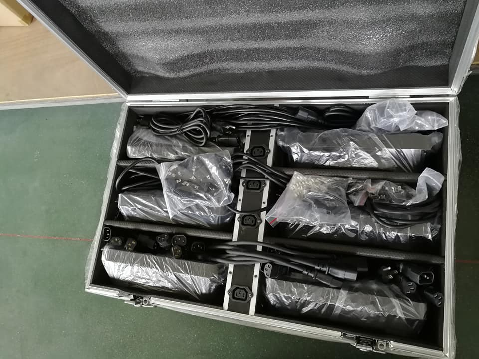 6in1 Battery Par Flight Case