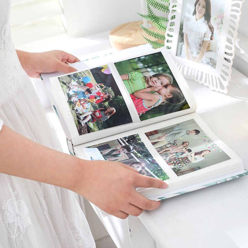 4D Large 6 Inch Photo Album 100 Sheets Scrapbook Paper Baby Family Scrapbooking Albums Wedding Foto DIY Craft