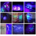 ALONEFIRE 501B 395-400nm High power UV Flashlight Scorpion Cat Dog pet urine Money Ore Hotel health Detection light 18650battery