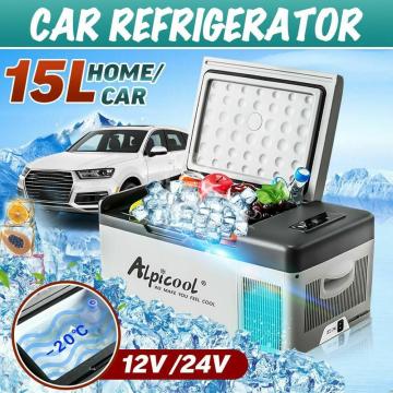 15L Car Refrigerator APP Control 2Pin Portable Cooler Home Fridge Compressor Mini freezer Car Home Using