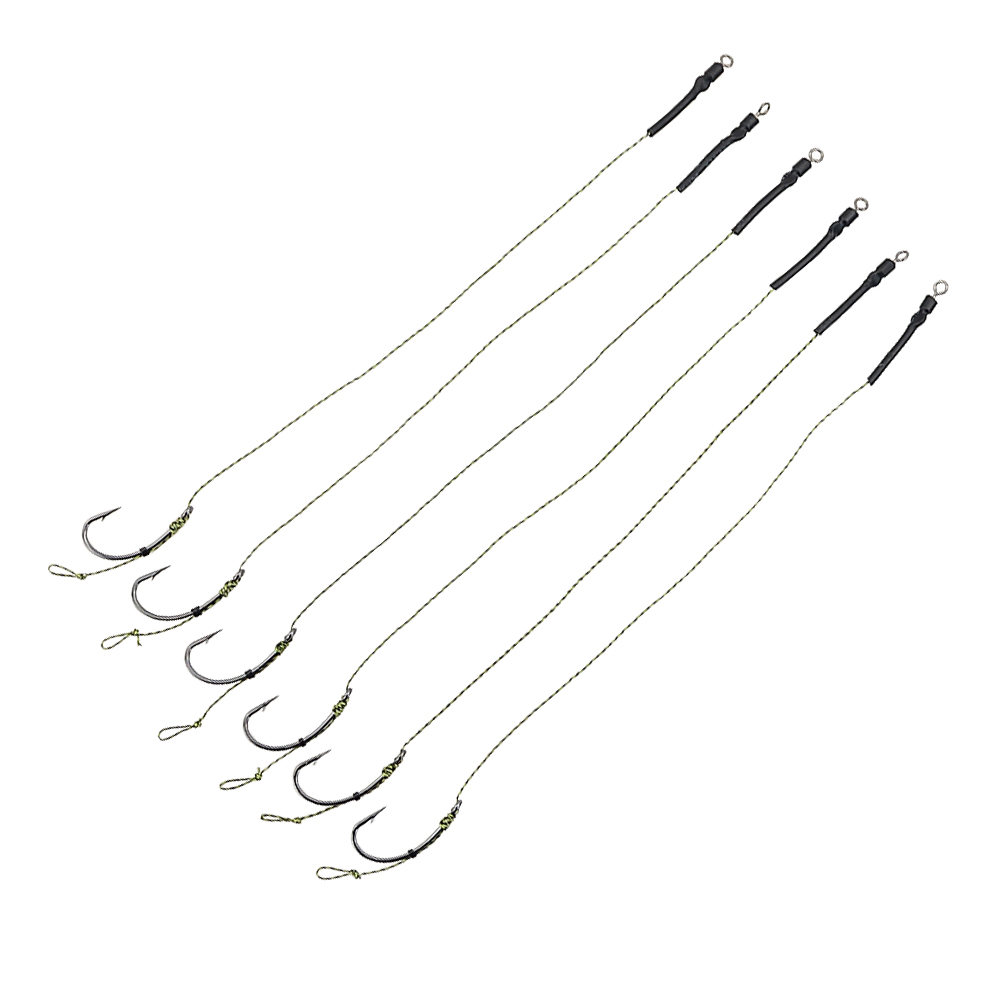 12 x Carp Fishing Ready Made Hook Link Tied Rigs Terminal Tackle