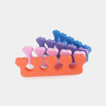 10Pcs / Pack Soft Form Toe Separator / Finger Spacer For Manicure Pedicure Nail Tool Flexible Soft Silica Random Color