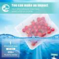 10Pcs PEVA Silicone Food Storage Bag Reusable Freezer Bag Ziplock Leakproof Top Fruits Lunch Box Dropshipping