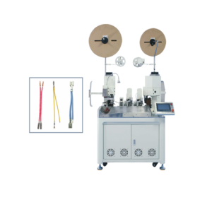 Automatic Double-Head Combined Wire Crimping Machine