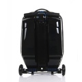 100%PC fashion 21 inches students scooter suitcase boy cool trolley case 3D extrusion business Travel luggage child Boarding box