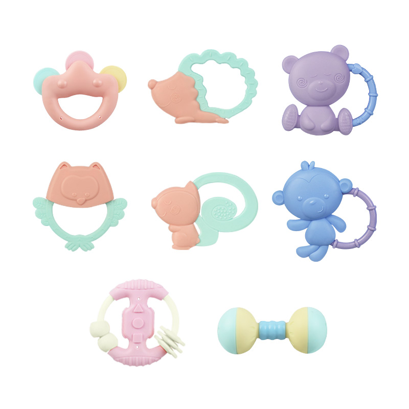 Baby Teether Rattles For Newborns 0 12 Months Montessori Soft Toys Teething Kids Educational Crib Mobiles For Girls 1 Year Gifts