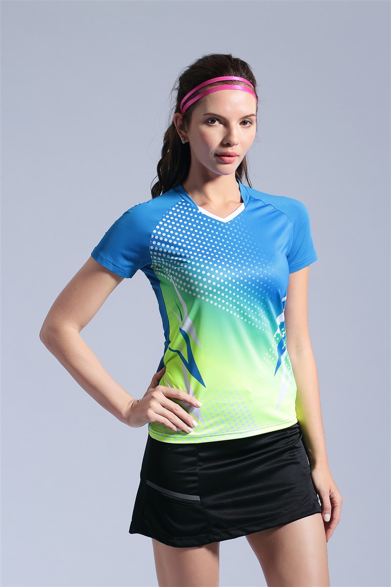 Top Quality tennis shirts set ladies badminton tshirt Women Men Table Tennis jersey tenis ninas set lady Team Training T Shirts