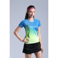 Top Quality tennis shirts set ladies badminton tshirt Women Men Table Tennis jersey tenis ninas set lady Team Training T Shirts