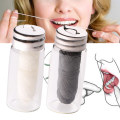 30m Eco-friendly Bamboo Dental Flosser Oral Hygiene Teeth Cleaning Wax Mint Flavored Dental Floss Spool Toothpick Teeth Flosser