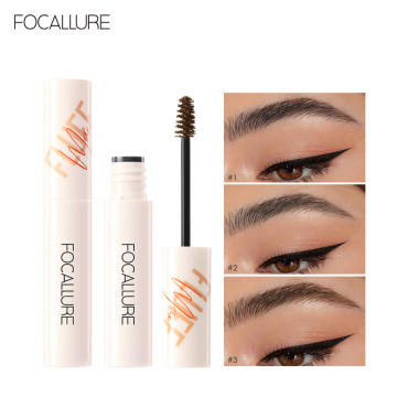 FOCALLURE FLUFFMAX TINTED Eyebrow Gel with Brush Waterproof Eyebrow Enhancers Long-lasting Shape Gel Filling Brows Makeup