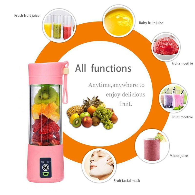 Portable Juice Blenders Usb Mixer Electric Juicer Machine Smoothie Blender Mini Food Processor Personal Blender Cup