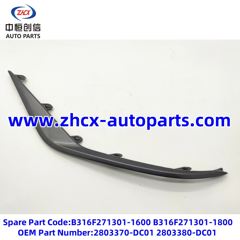 Front bumper decorative parts for changan Oshan X5