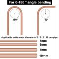 CT-369FHA Pipe Bender 4-in-1 Fiber Bender 180 Degrees Inch Four-slot Pipe Bender Combination Pipe Bender Multipurpose Pipe Bende