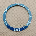 38mm blue/black super luminous bezel insert Ceramic Bezel Ring Insert Watch Parts fit for 40mm watches