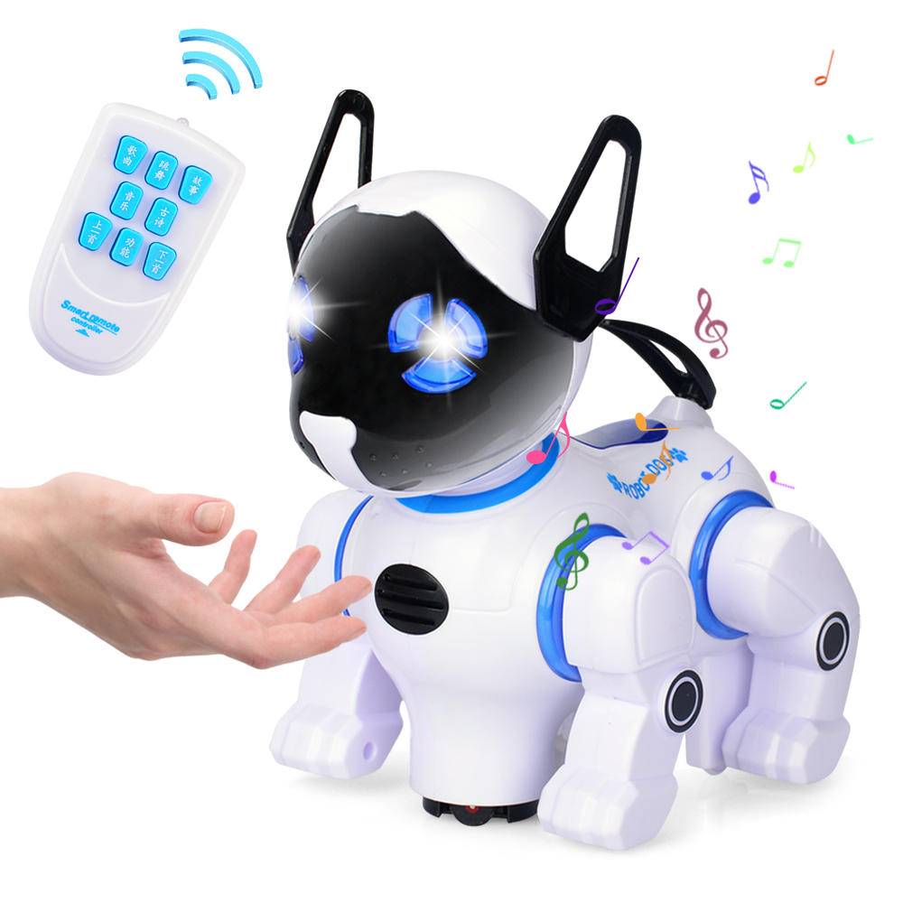 2.4G Wireless Remote Control Smart Dog Electronic Pet Educational Children's Toy Dancing Robot Dog without box birthday gift T9