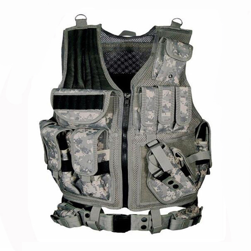 Military Equipment Tactical Vest Police Training Combat Armor Gear Army Paintball Hunting Airsoft Vest Molle Protective Vests