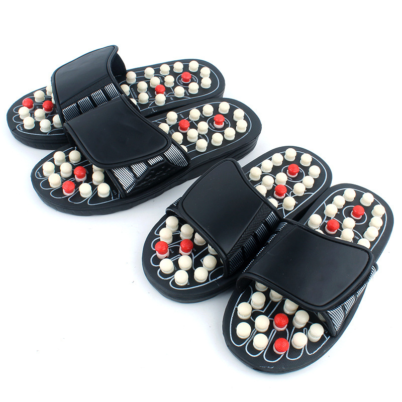 Acupoint Massage Slippers Sandal For Men Women Feet Chinese Acupressure Therapy Medical Rotating Foot Massager Shoes Unisex