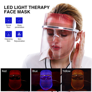 LED Photon Light Therapy Facial Mask Wireless Use Lighten Melanin Whitening Anti-aging Skin Tighten Photonic Skin Care