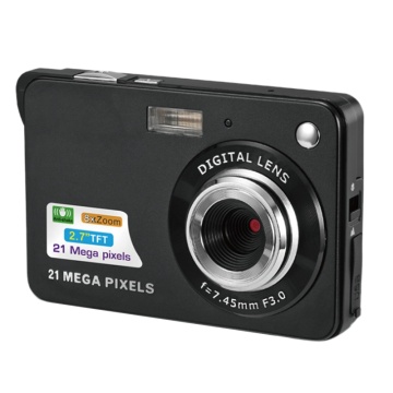 Digital Camera 21-Megapixel High-Definition Camera 720P Photo and Video One Machine Home Camera 2.7-Inch TFT LCD Display