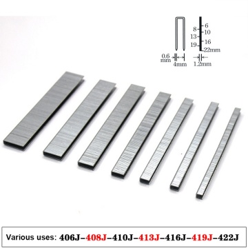 5000 Pcs 410J 413J 416J 419 J 422J Nails Staple For Framing Tacker Electric Nails Stapler Gun U-shaped Nails Woodworking Tool