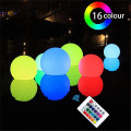 Floating Pool Lights 19 Inch Inflatable Waterproof IP68 Outdoor Pool Ball Lamp 16 Color Changing LED Night Light Party Decor