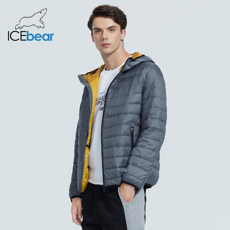 ICEbear 2020 New lightweight men's down coat stylish casual men jacket male hooded apparel brand men clothing MWY19998D