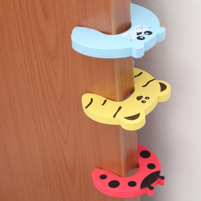 7pcs Children Table Edge Corner Guards Baby Safety Foam Protection Baby Table Corner Protector Door Stop Animal Baby Products
