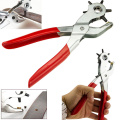 Leather Belt Hole Punch Plier Eyelet Puncher Revolve Sewing Machine Bag Setter Tool Watchband Strap Household leathercraft