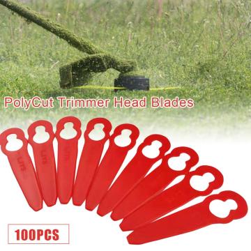 100PCS Garden Lawn Grass PolyCut Trimmer Head Blades Plastic Replacement Cut Blade for Stihl 2-2