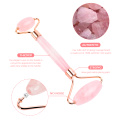 Crystal Roller Set Facial Massage Natural Jade Roller Gua Sha Set Jade Scraper Rose Quartz Stone Face Lift Massager Beauty Tool