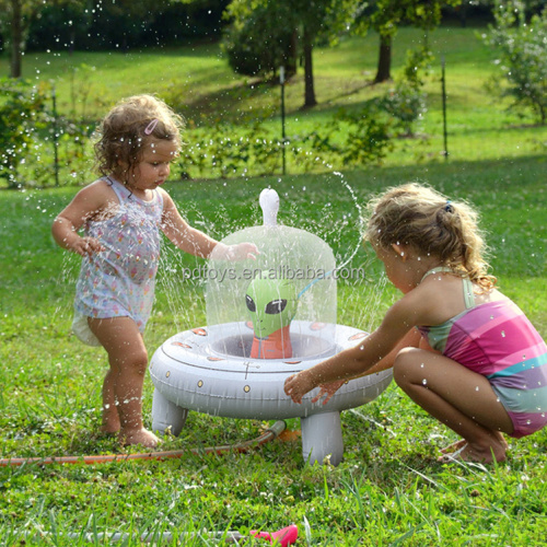 Kids Outdoor Games Inflatable Alien Spacecraft Spray Toys for Sale, Offer Kids Outdoor Games Inflatable Alien Spacecraft Spray Toys