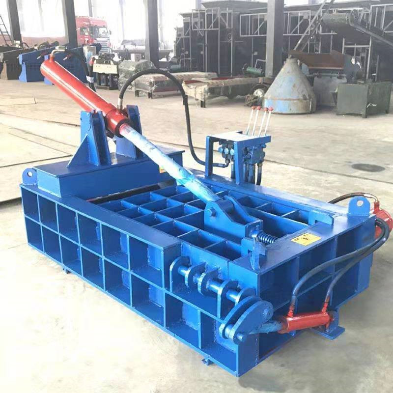 125 tons hydraulic baler metal briquetting machine iron scrap wood shavings waste aluminum copper cans iron plate compression