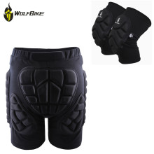 WOSAWE Protective Snowboard Shorts Knee Pads Set Motocross Off Road Roller Armor Protective Pads Skis Hockey Protection Suit