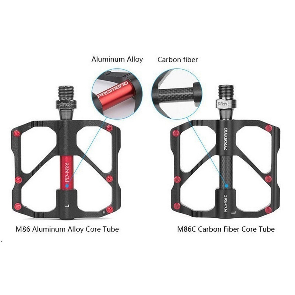 MTB Pedal Quick Release Road Bike Pedal Non-Slip Ultra Light Mountain Bike Pedal Carbon Fiber 3 Bearing Pedle Accessories