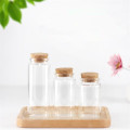 24PCS 47mm Diameter Cork Glass Botttle Mini Sub Jars Cork Crafts Jars Kitchen Storage container Bottles In vitro Glass Jars