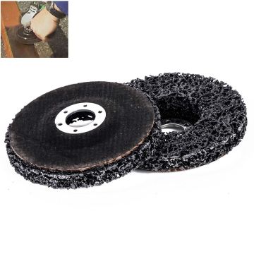 Newest 2pcs 115mm Poly Strip Abrasive Disc Wheels 46 Grits 22mm Rust Paint Remover 11500rpm Grinding Tools For Angle Grinder